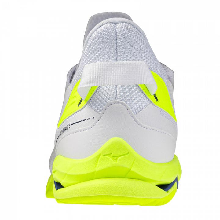 Mizuno Wave Mirage 5 White / Lightning Yellow / Dazzlin