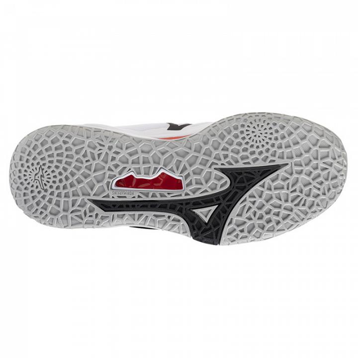 Mizuno Wave Stealth Neo 2 White / Black / Fiery Red