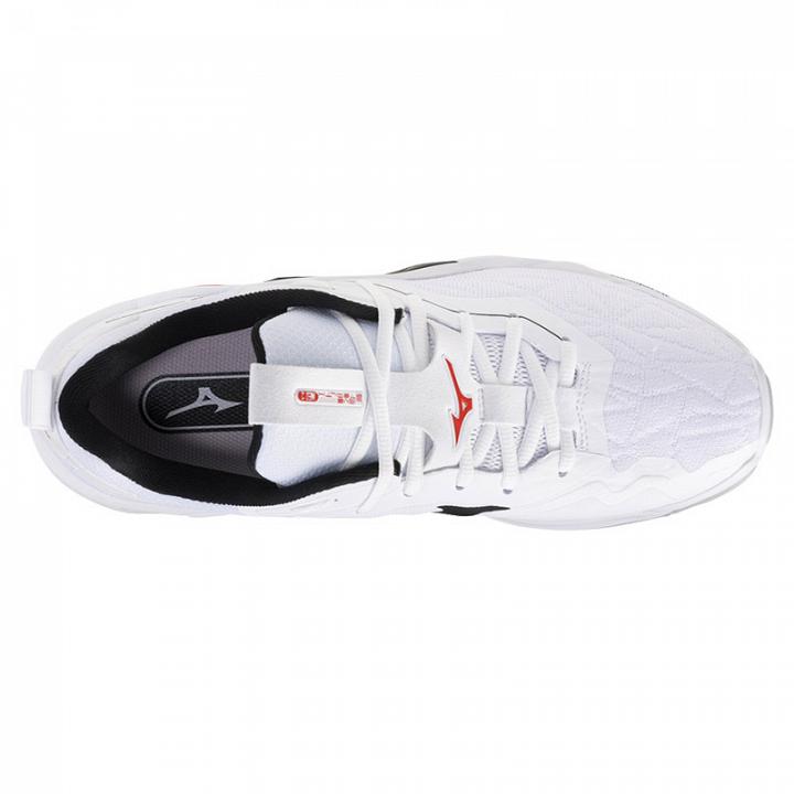 Mizuno Wave Stealth Neo 2 White / Black / Fiery Red