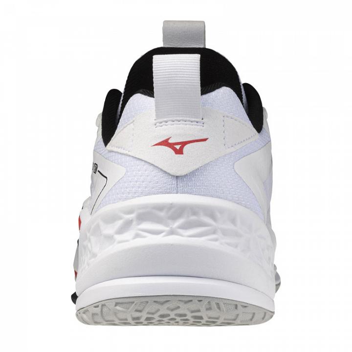 Mizuno Wave Stealth Neo 2 White / Black / Fiery Red