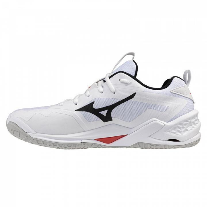Mizuno Wave Stealth Neo 2 White / Black / Fiery Red