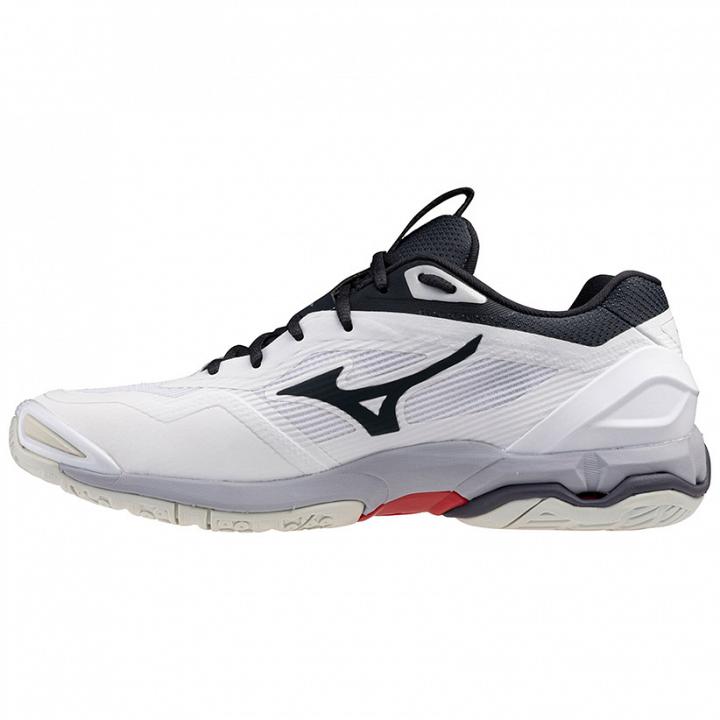 Mizuno Wave Stealth 6 White / Salsa / Vulcan