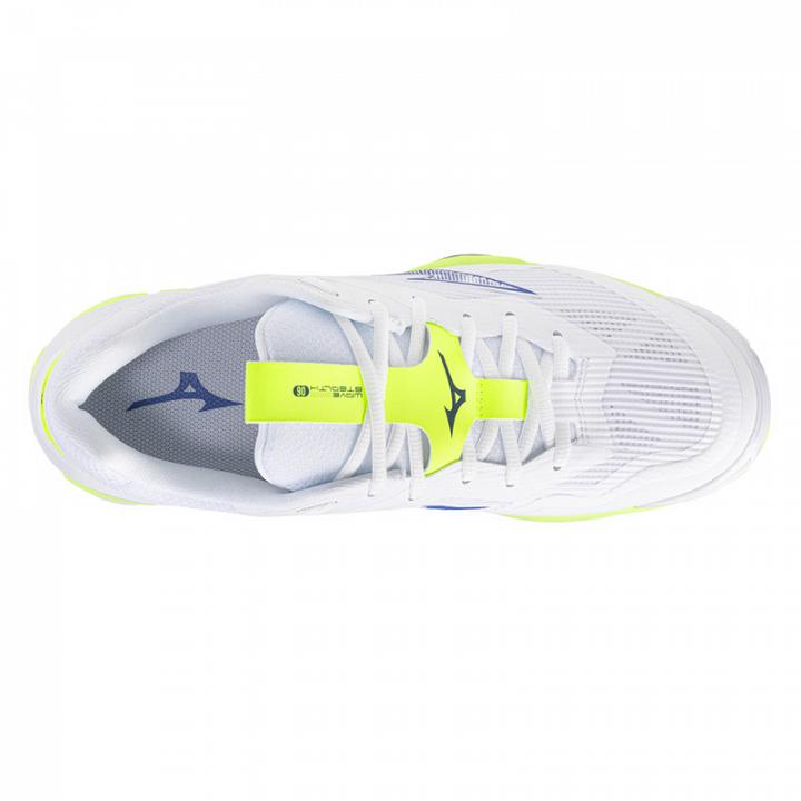 Mizuno Wave Stealth 6 White / Lightning Yellow / Dazzlin