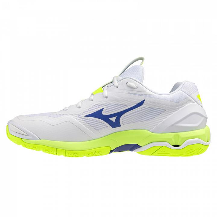 Mizuno Wave Stealth 6 White / Lightning Yellow / Dazzlin