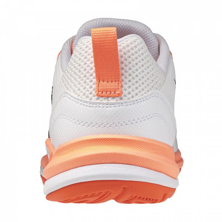 Mizuno Wave Stealth Pro White / Black / Flamingo Coral
