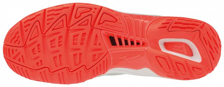 Mizuno Wave Phantom 2 Glacier Gray / Fiery Coral